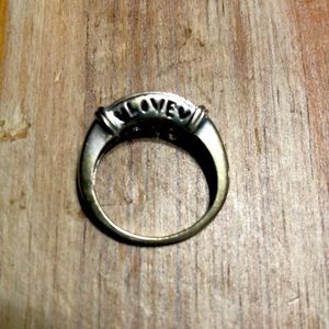 Ring with diamond insets